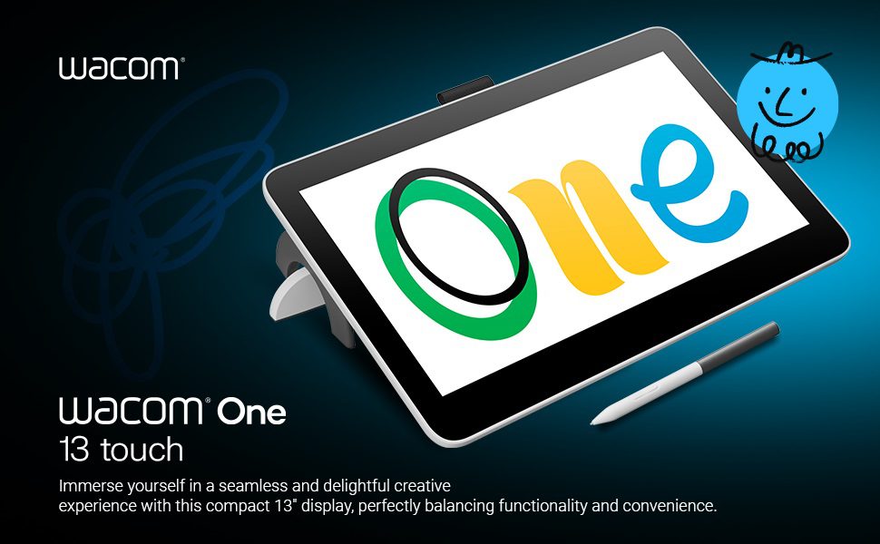 قلم و مانیتور وکام وان Wacom One 13 Touch DTH-134W