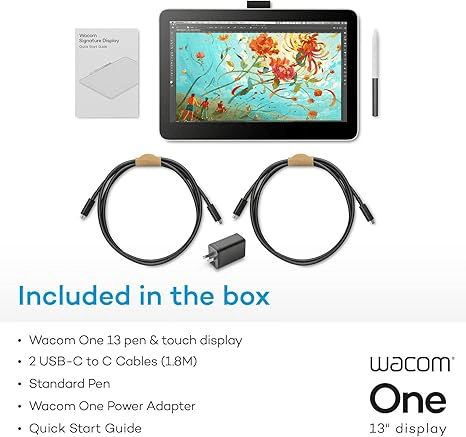 قلم و مانیتور وکام وان Wacom One 13 Touch DTH-134W