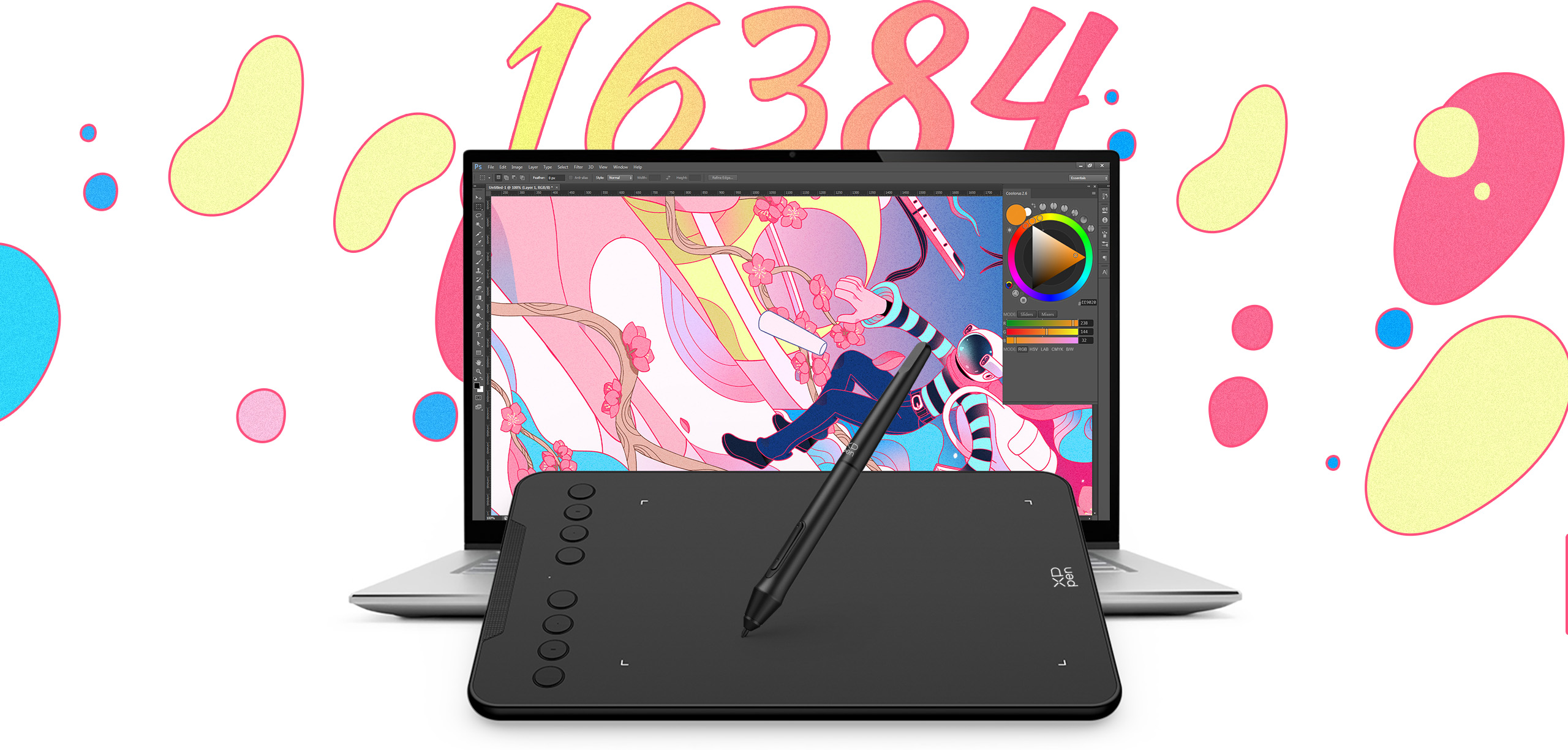 قلم نوری مدل xp pen deco mini7 V2