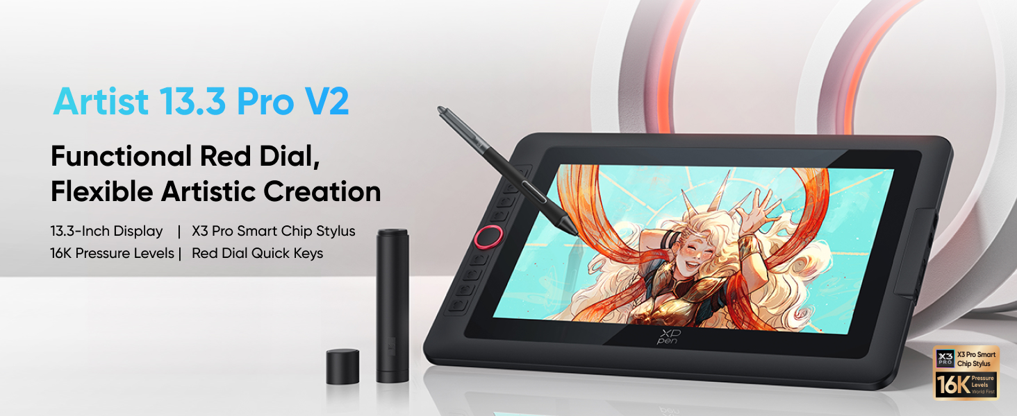 تبلت گرافیکی ایکس پی پن مدل Artist Display 13.3 Pro V2
