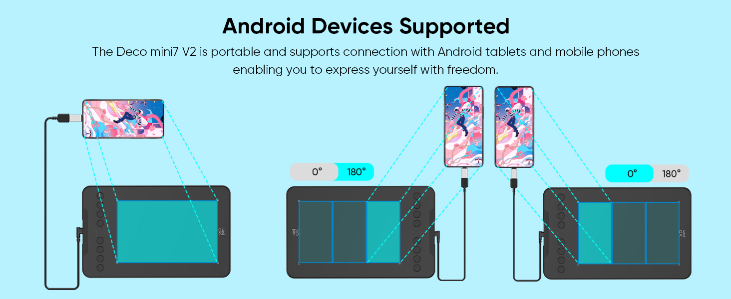 قلم نوری مدل xp pen deco mini7 V2